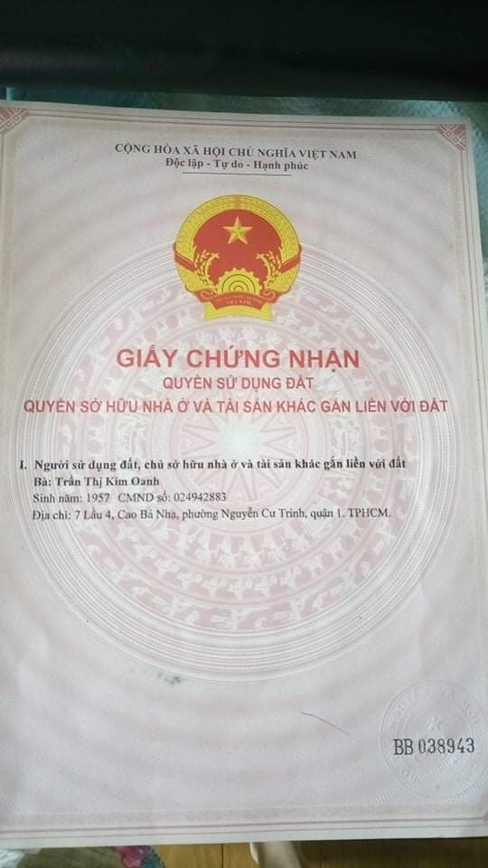 Bán đất FULL thổ cư 5,7x28m sau lưng nhà máy nước Tân Hiệp huyện Hóc Môn