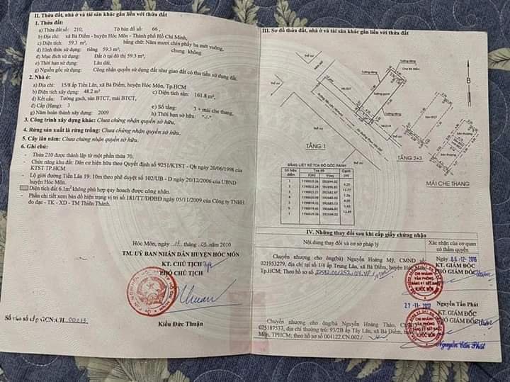 Bán nhà riêng VIP 4x15m mặt tiền xã Bà Điểm huyện Hóc Môn