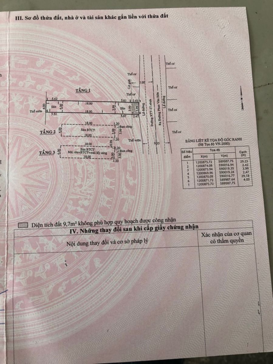 Bán nhà riêng 1 trệt 2 lầu mặt tiền đường nhựa 8m ấp 4, Xuân Thới Thượng, Hóc Môn