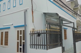 Bán nhà mới mặt tiền Sổ hồng riêng12x4m sau lưng chợ Xuân Thới Thượng